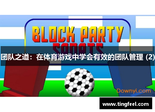 团队之道：在体育游戏中学会有效的团队管理 (2)